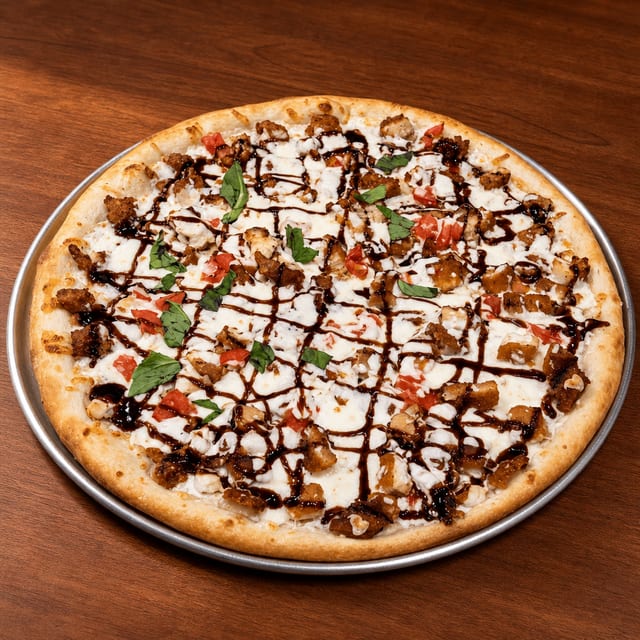 Chicken Balsamic Pizza.