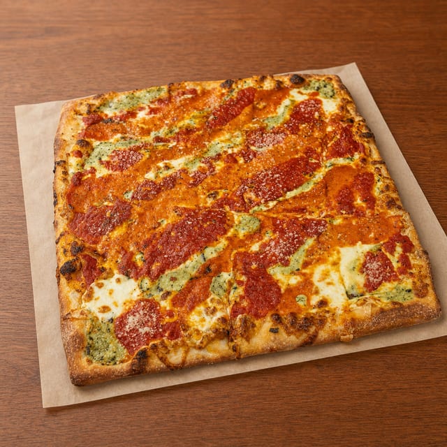 Triple Threat Pizza.