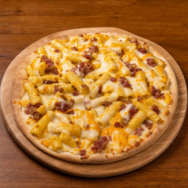 Mac and Cheese Pizza.